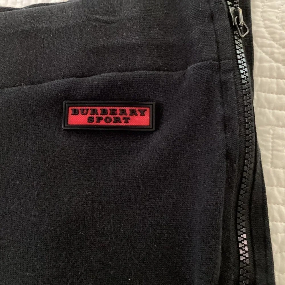 Burberry Sport Black Size Zipper Leggins Size L - Picture 5 of 10